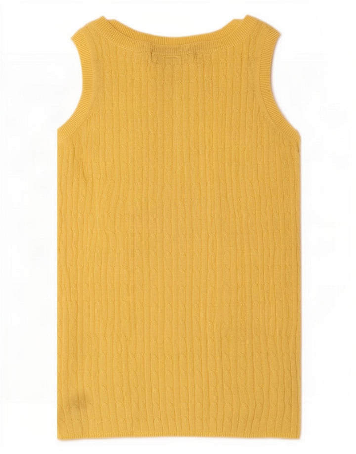 Zara Γυναικείο Γιλέκο Τοπ UK 12 Medium Yellow