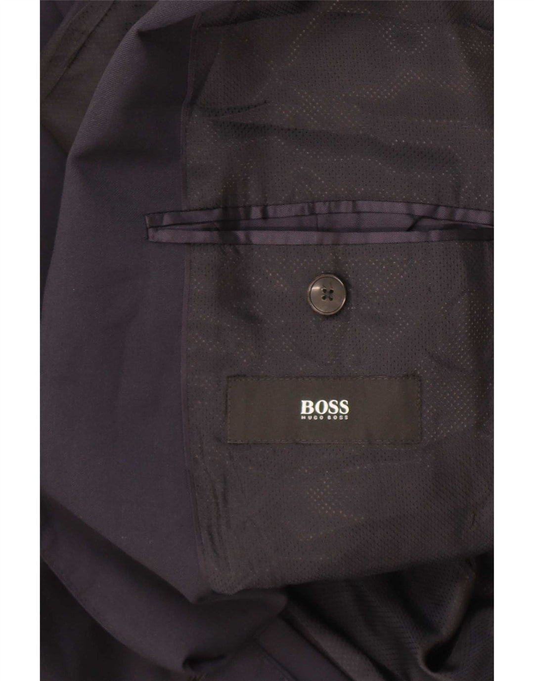 Ανδρικό σακάκι σακάκι Hugo Boss με 2 κουμπιά EU 52 XL Navy Blue Wool