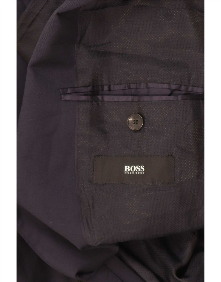 Ανδρικό σακάκι σακάκι Hugo Boss με 2 κουμπιά EU 52 XL Navy Blue Wool