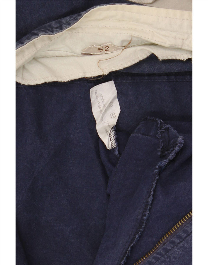 Ανδρικό μπουφάν VINTAGE Bomber IT 52 XL Navy Blue Colourblock Βαμβακερό