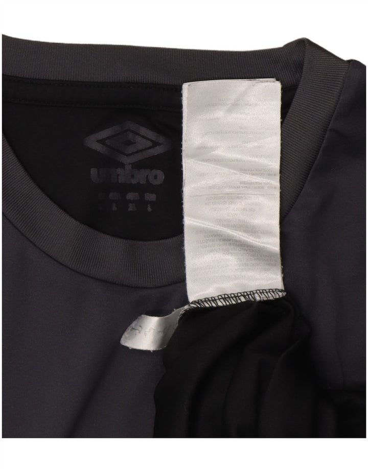 Ανδρικό T-Shirt UMBRO Top Large Black Colourblock Πολυεστέρας