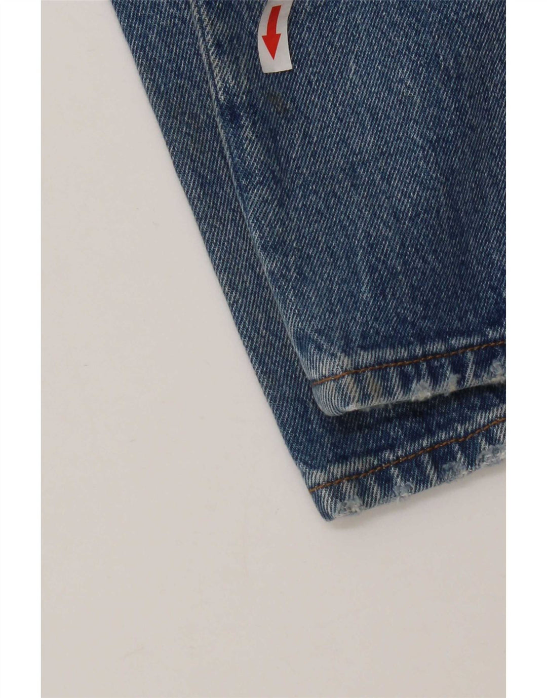 Levi's Womens 501 Distressed Straight Jeans W28 L32 Μπλε βαμβακερό