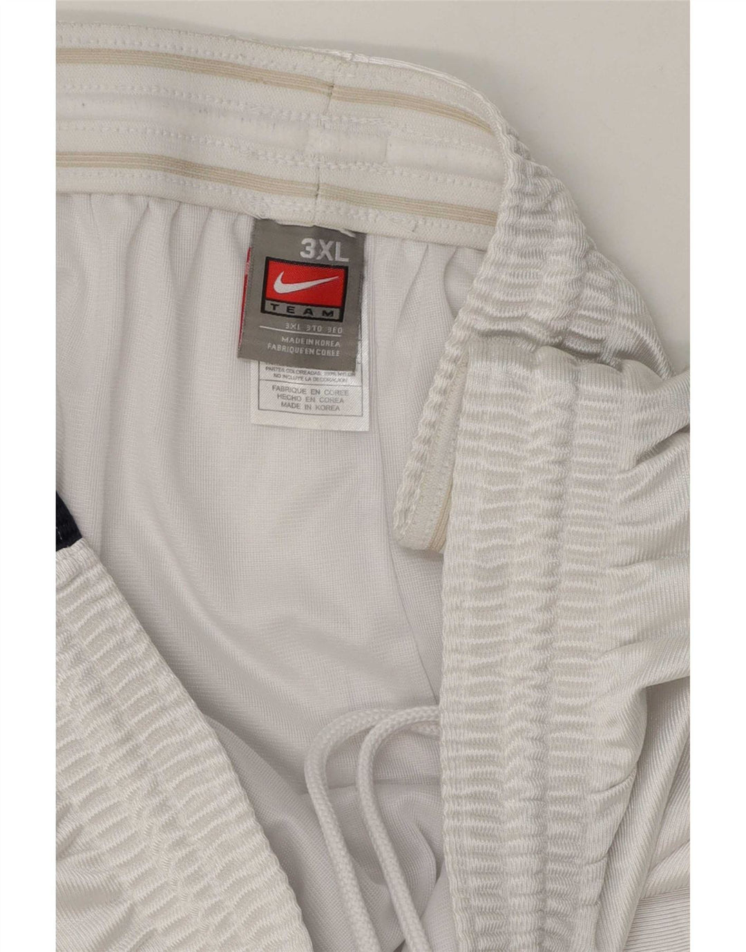 Ανδρικό αθλητικό σορτς Nike 3XL σε λευκό χρώμα, πολυεστέρα