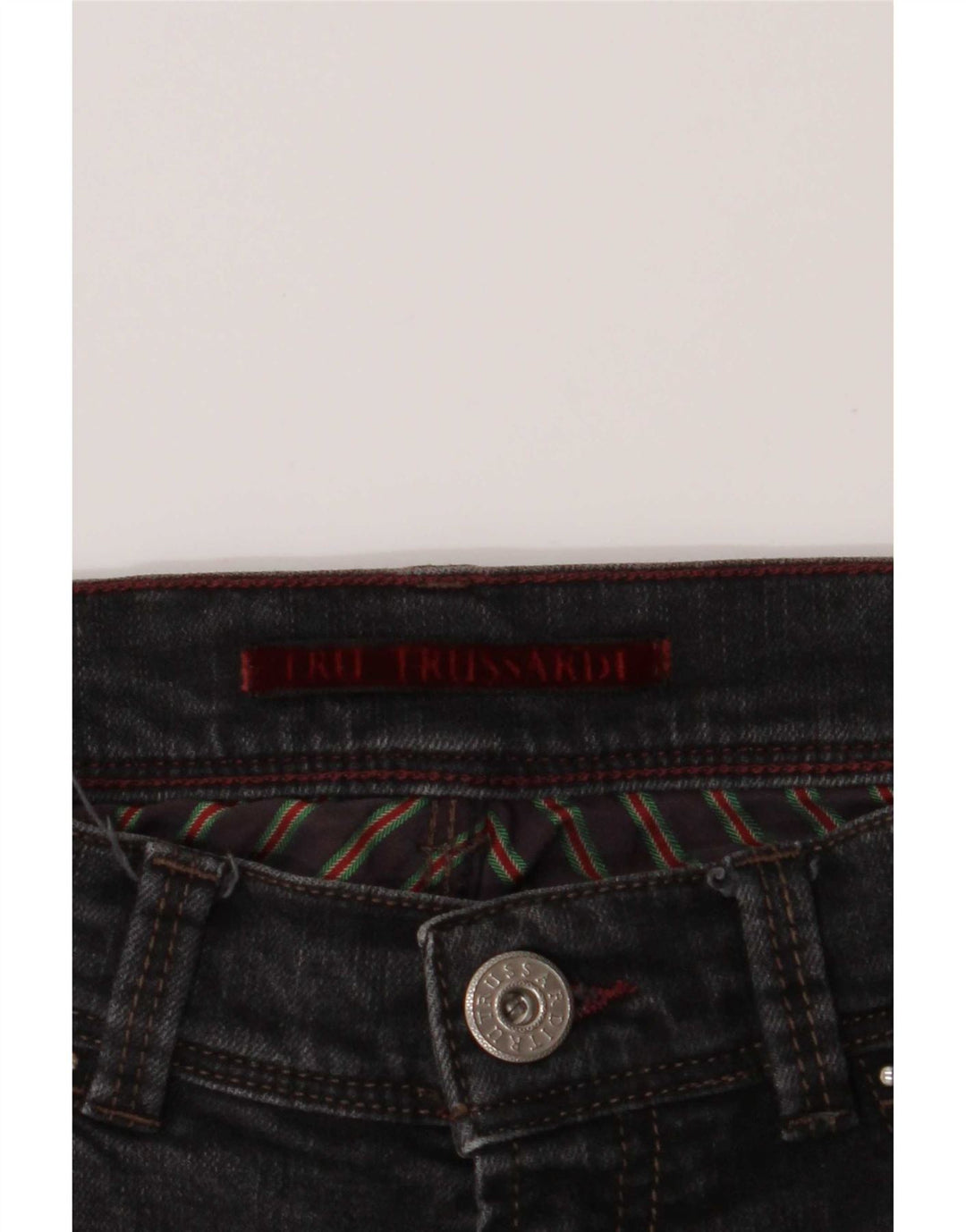 Ανδρικό τζιν Trussardi ίσιο W29 L32 Γκρι βαμβακερό