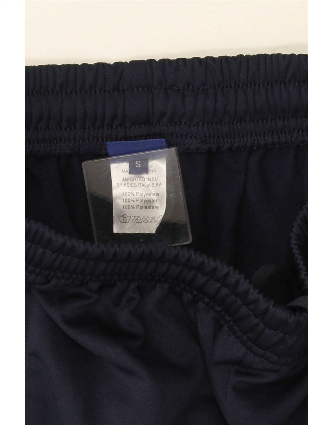 Asics Ανδρική αθλητική φόρμα Παντελόνι Joggers Small Navy Blue Polyester