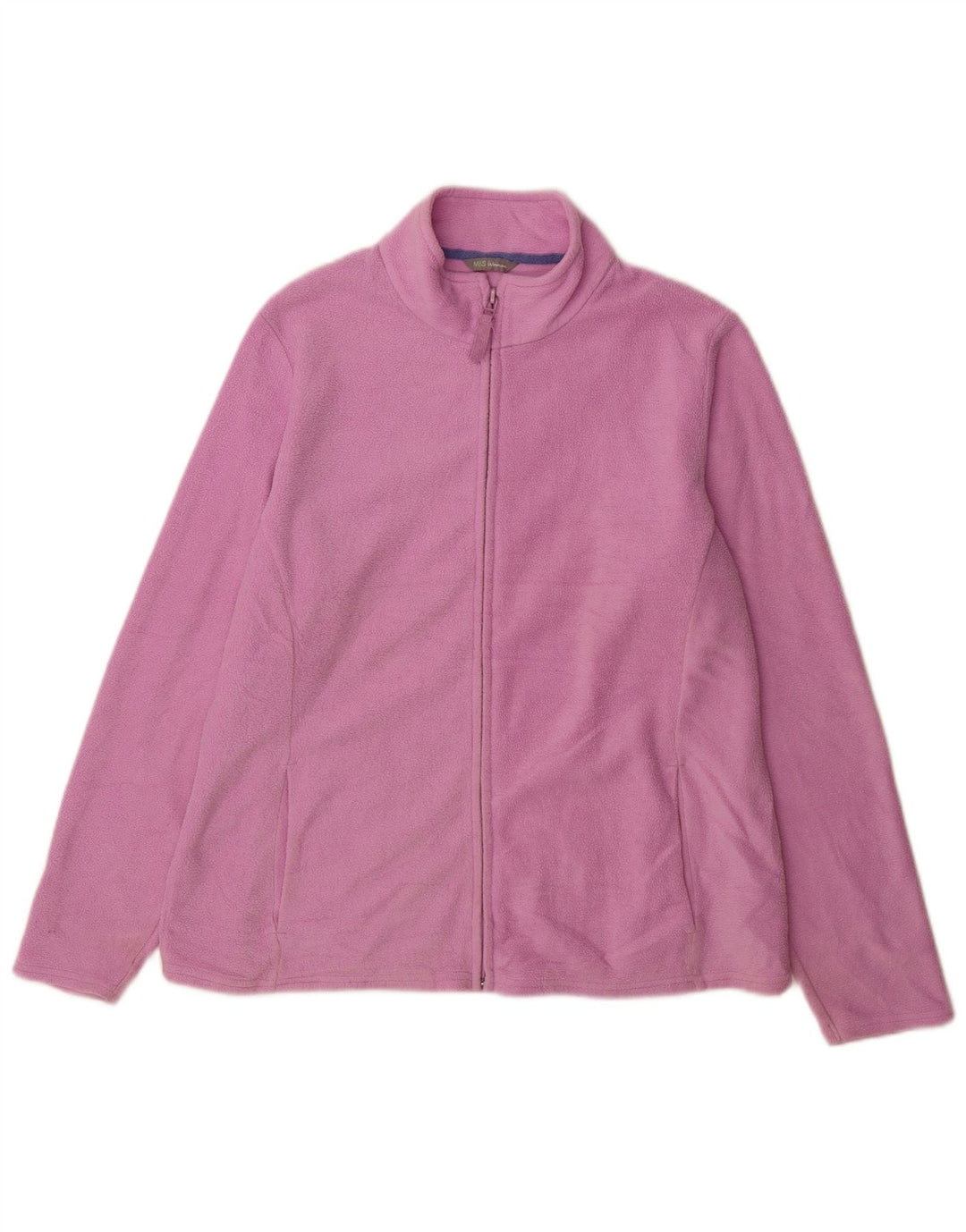 Marks & Spencer Γυναικείο Fleece Jacket UK 20 2XL Pink Polyester