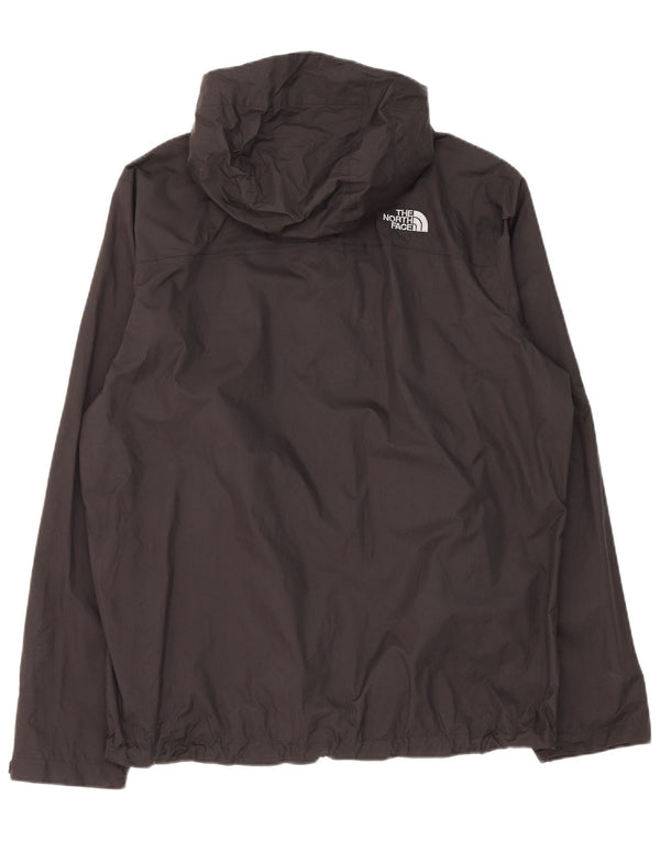 Ανδρικό μπουφάν βροχής με κουκούλα North Face UK 40 Large Black