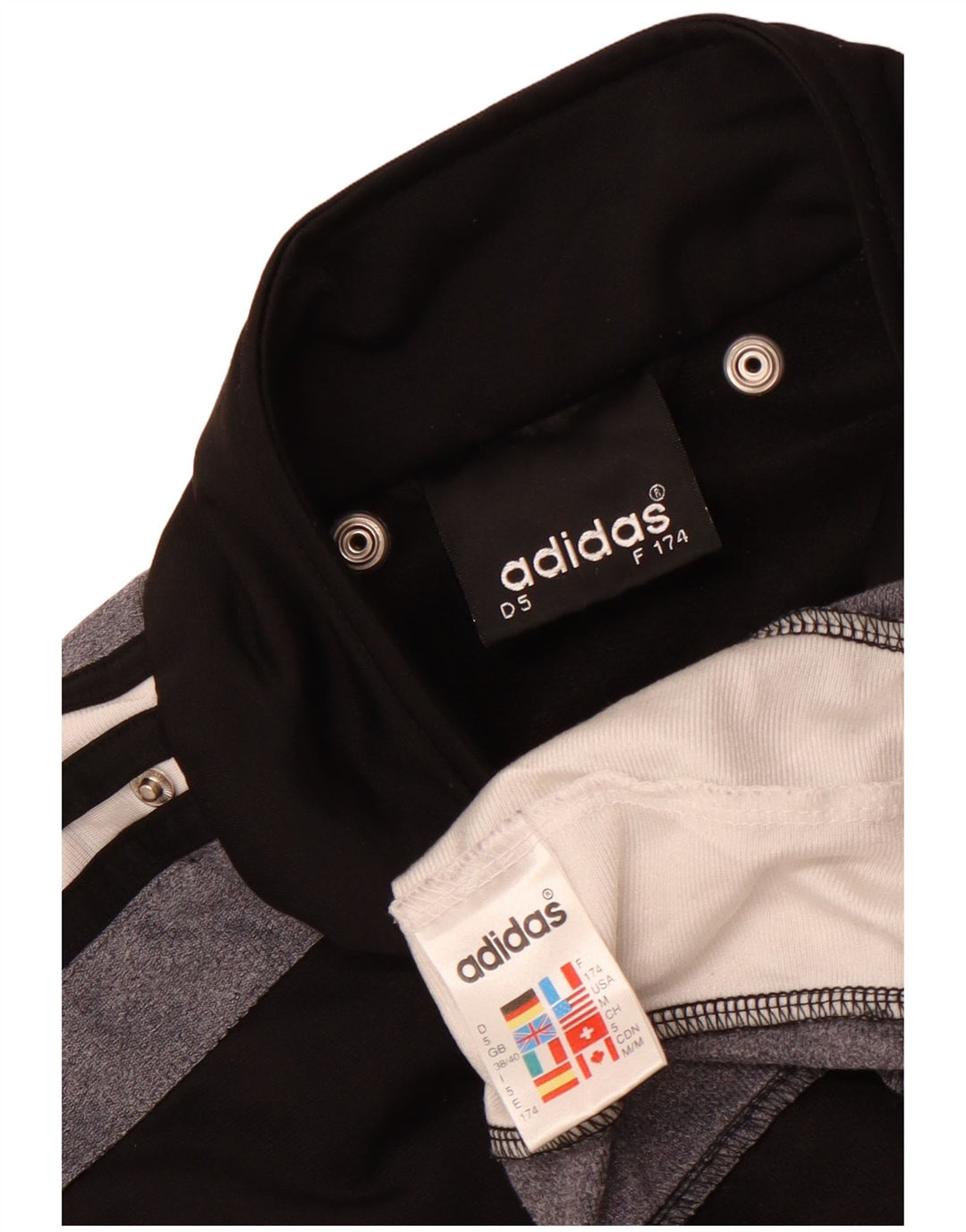 Ανδρική φόρμα γυμναστικής Adidas Top Jacket UK 38/40 Medium Black Polyester