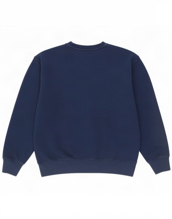 Ανδρικό γραφικό φούτερ Nike Jumper UK 39/41 μεσαίο μπλε βαμβακερό