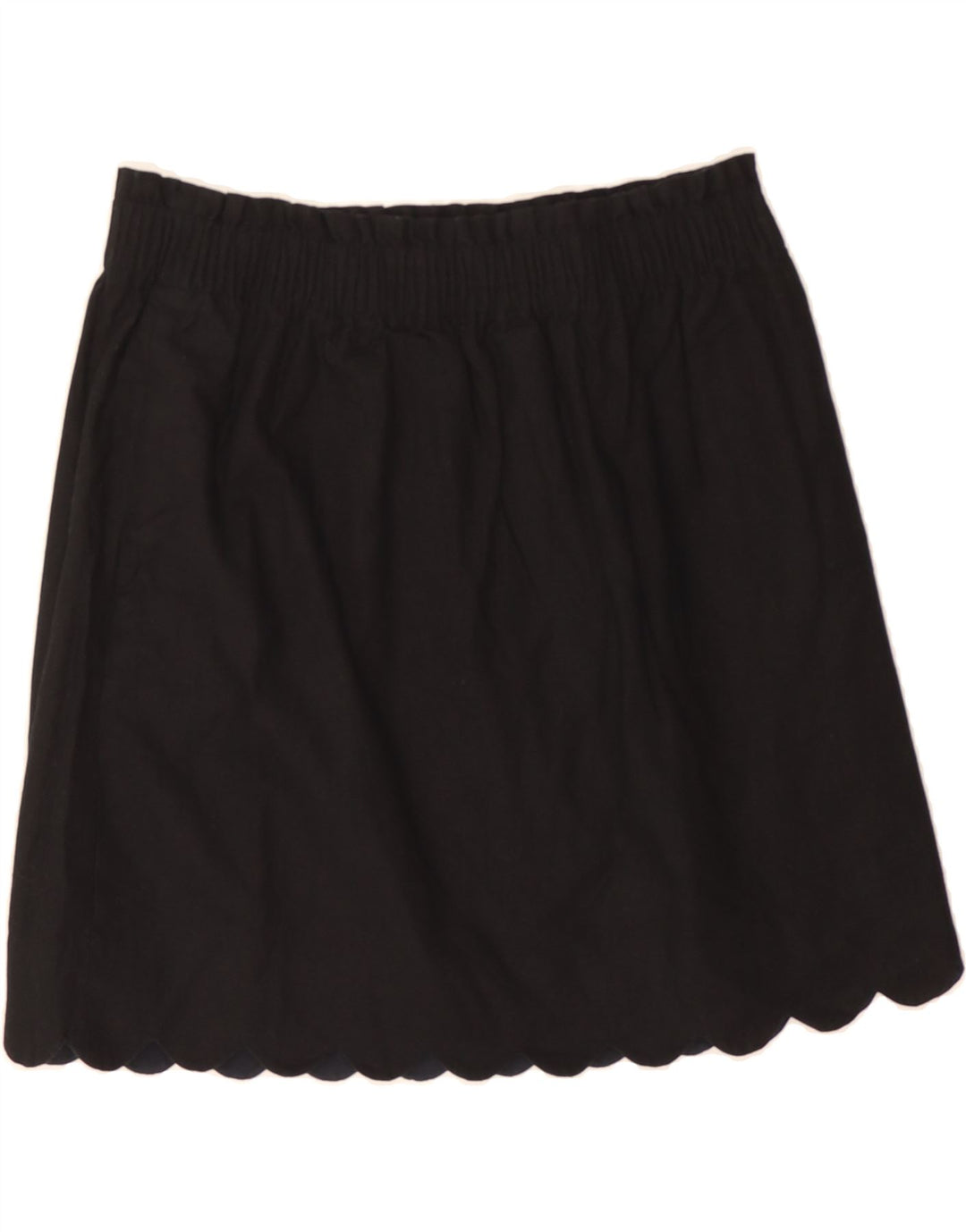 J. CREW Womens A-Line Skirt US 8 Medium W28  Black Cotton Vintage J. Crew and Second-Hand J. Crew from Messina Hembry 