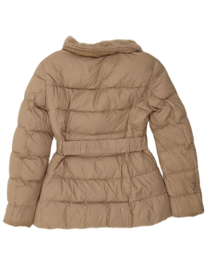 Zara Γυναικείο μπουφάν UK 6 XS Beige Polyester