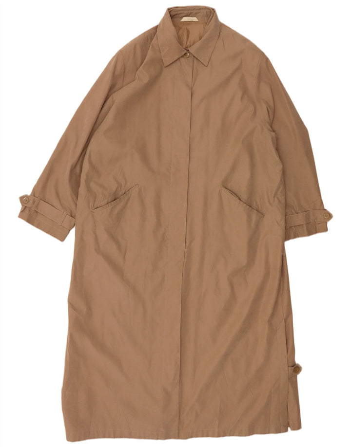 Marks & Spencer Γυναικείο παλτό Longline UK 20 2XL Beige Polyester