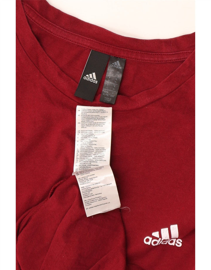 Ανδρικό T-Shirt Adidas Top XL Κόκκινο βαμβακερό