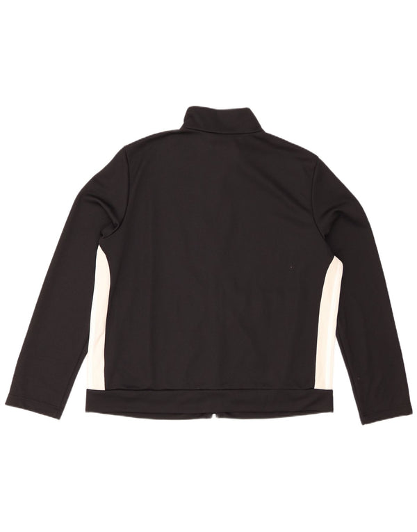 Γυναικεία αθλητική φόρμα Adidas Top Jacket UK 24/26 2XL Μαύρο Colourblock Πολυεστέρας