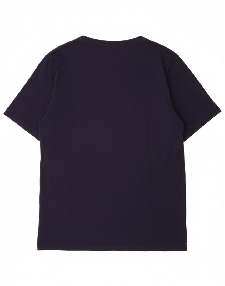 STARTER Mens BLACK LABEL Graphic T-Shirt Top Small Navy Blue Colourblock