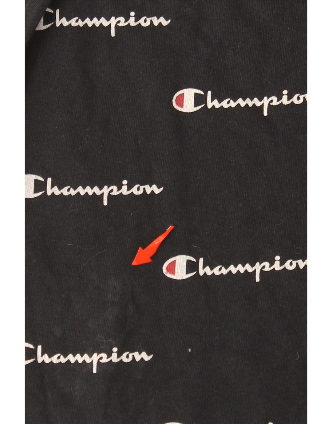 CHAMPION Ανδρικό T-Shirt Reverse Weave γραφικό Top XL Μαύρο