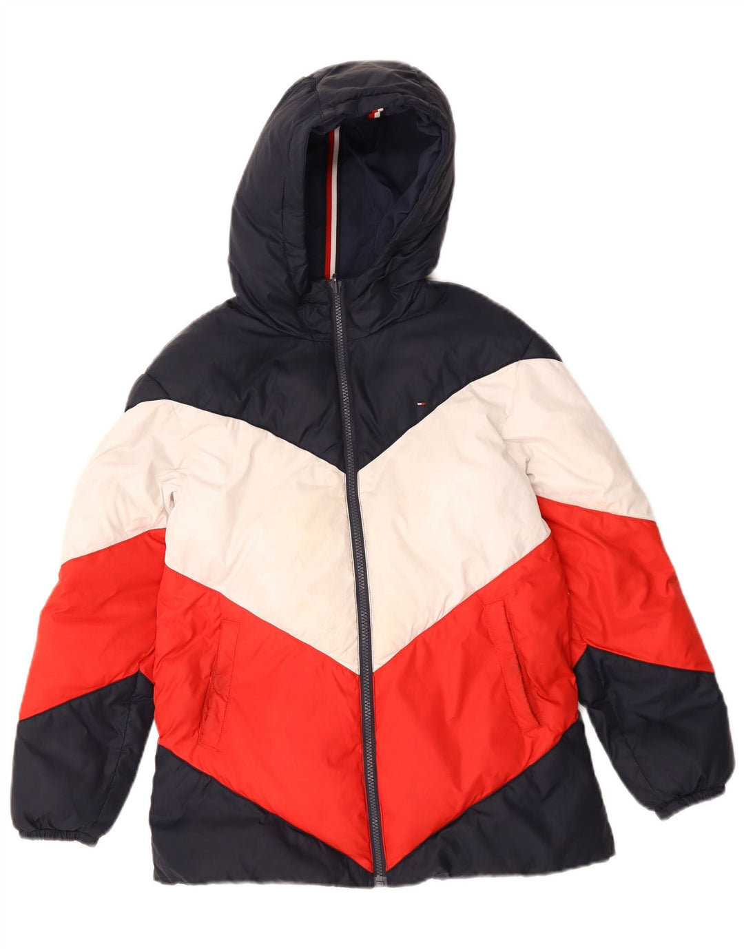 Tommy Hilfiger Boys Hooded padded Jacket 11-12 Years Πολύχρωμο