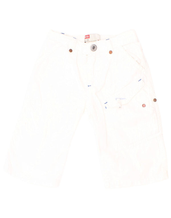 Παντελόνι Diesel Baby Boys Graphic Straight Cargo 3-6 μηνών W20 L9 Λευκό