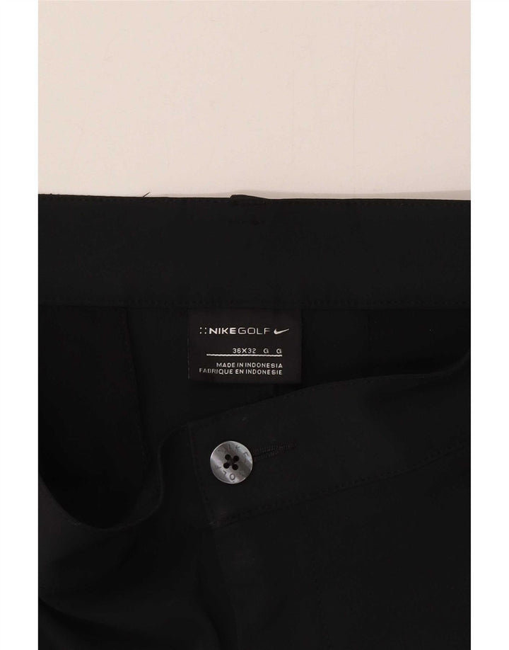 Ανδρικό ίσιο παντελόνι chino Golf Nike W36 L32 μαύρο πολυεστέρα