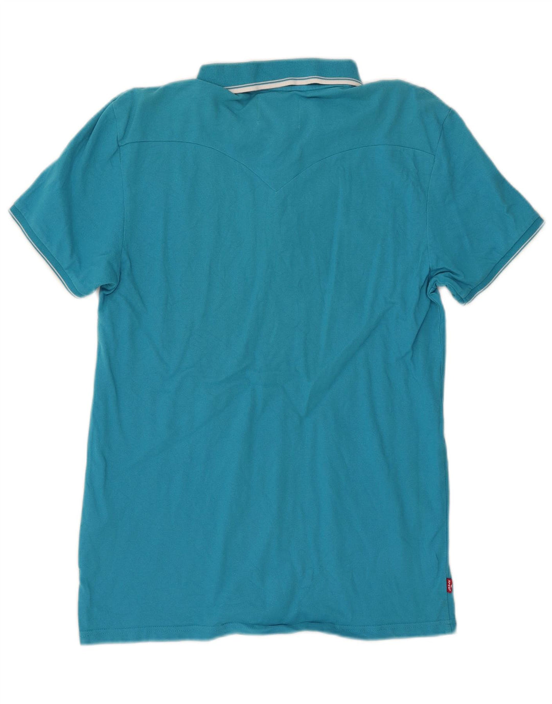 Ανδρικό πουκάμισο πόλο LEVI'S Slim Fit μεγάλο μπλε βαμβακερό