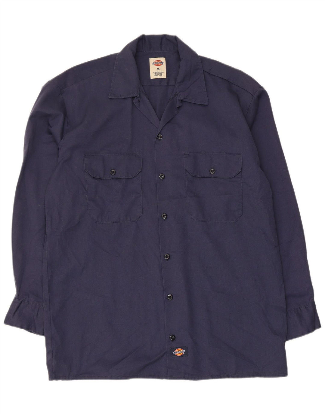 Ανδρικό πουκάμισο Dickies με μεσαίο μπλε ναυτικό πολυεστέρα
