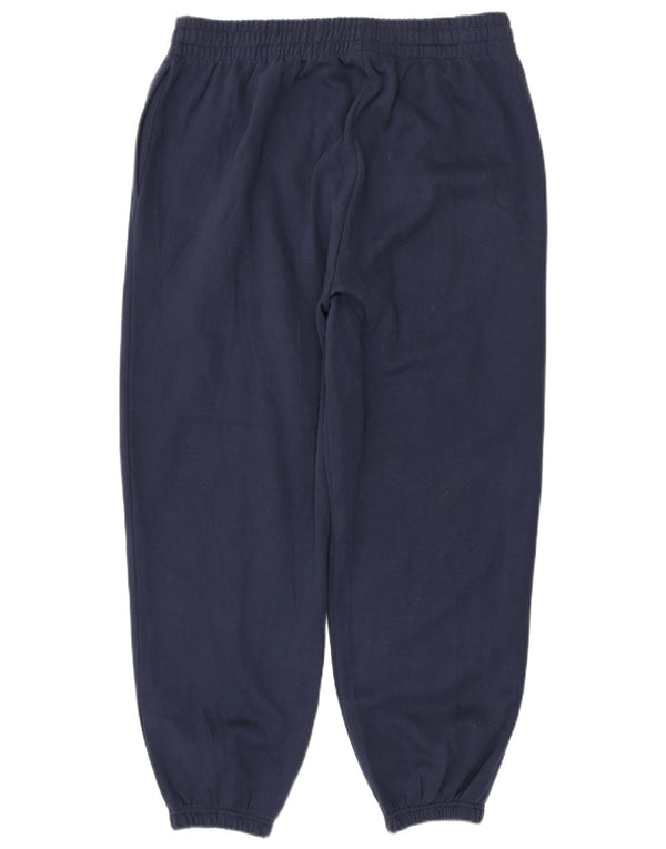 PUMA Womens Tracksuit Trousers Joggers UK 18 XL Navy Blue Cotton