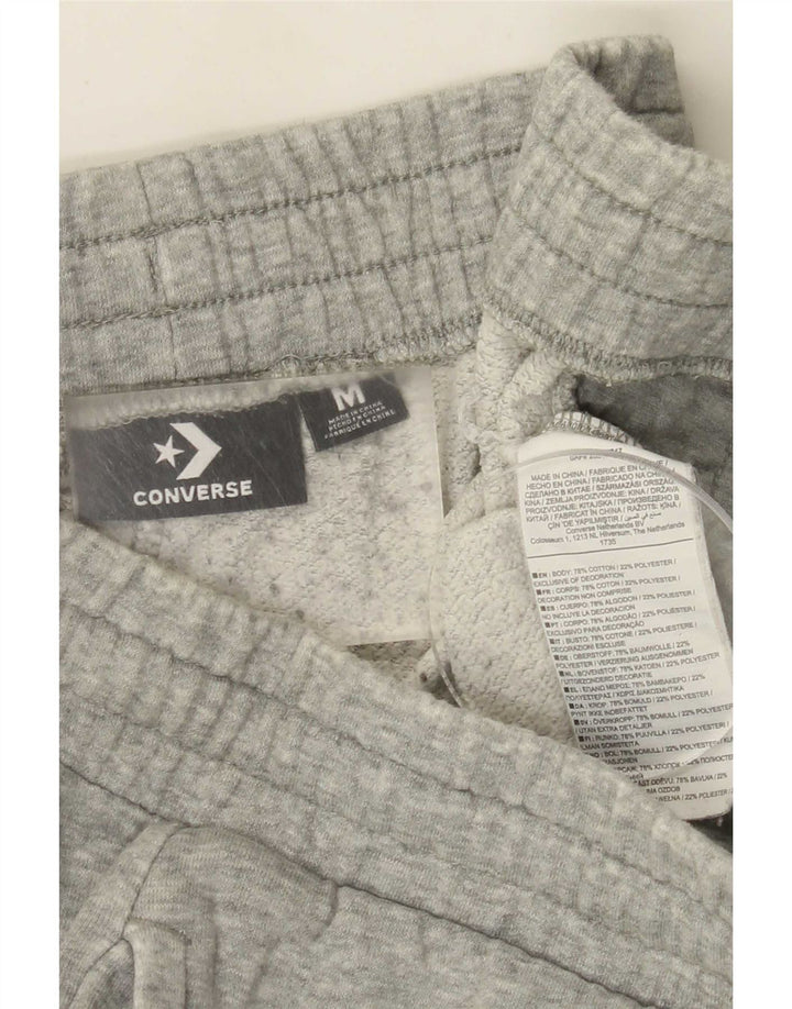 Ανδρικό αθλητικό σορτς Converse, βαμβακερό σε μεσαίο γκρι χρώμα