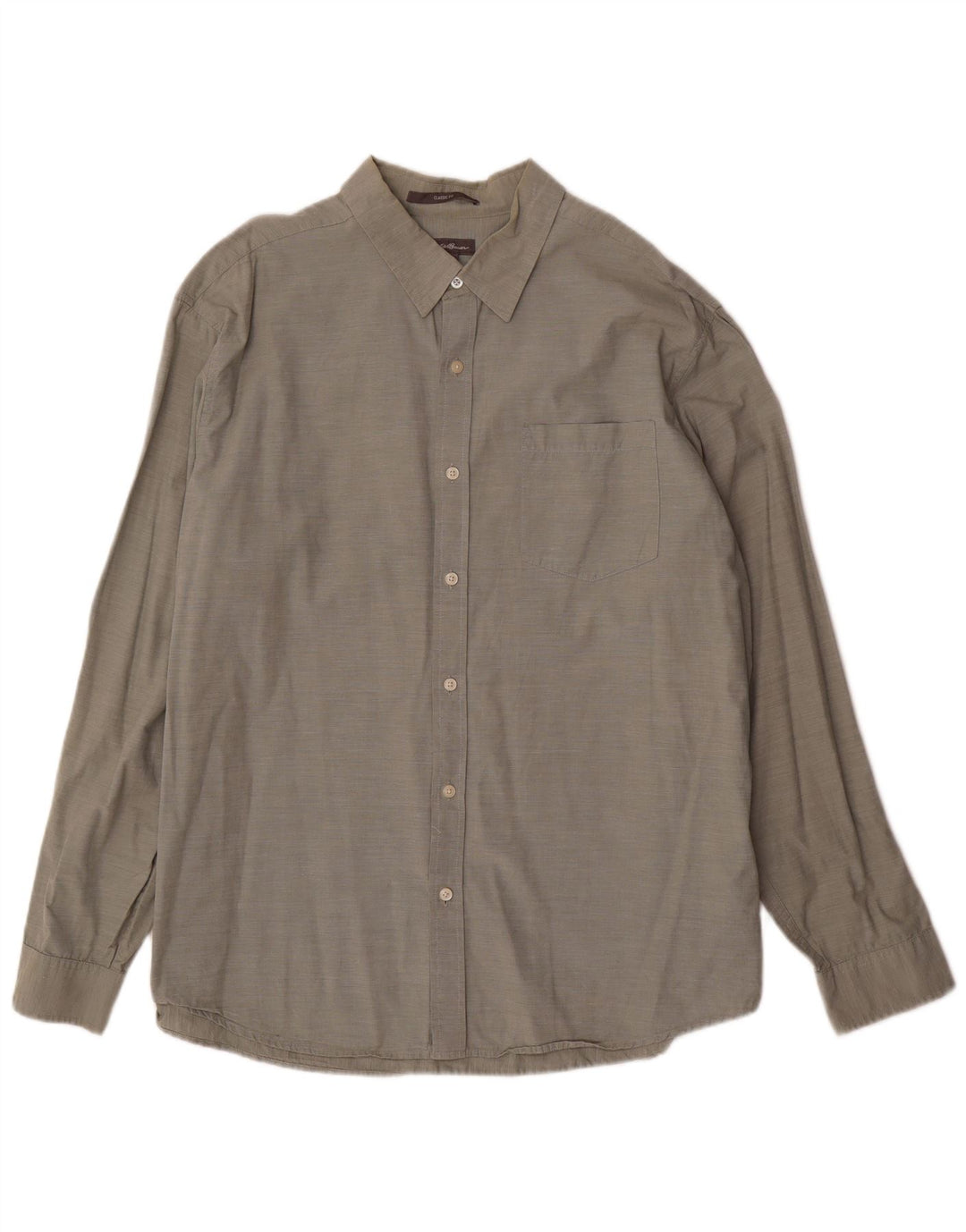Eddie Bauer Ανδρικό πουκάμισο Classic Fit XL Πράσινο βαμβακερό