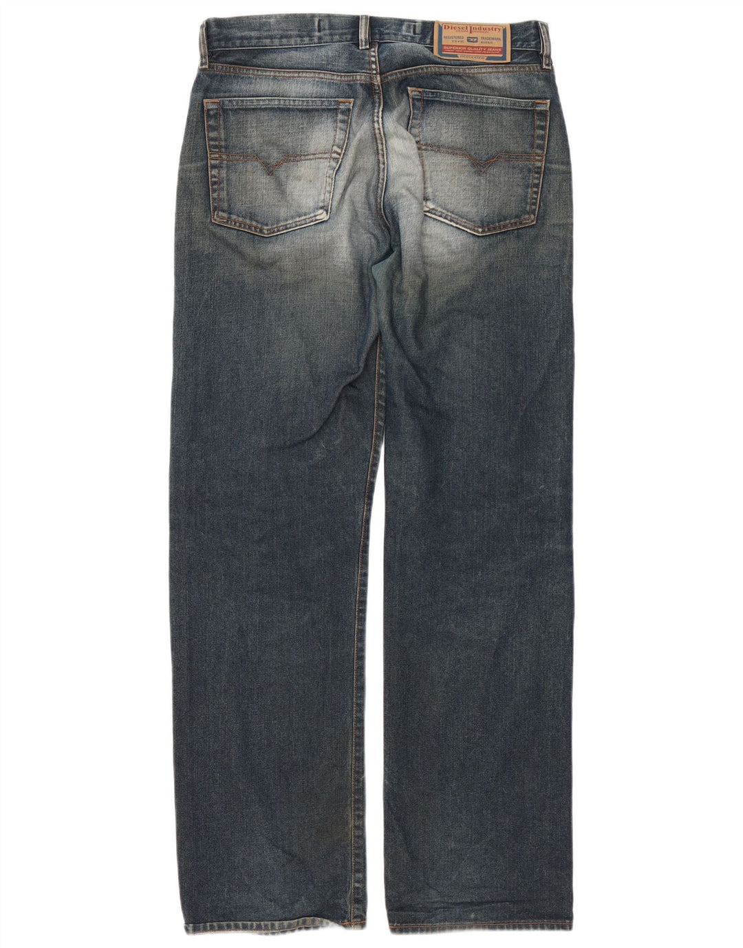 Ανδρικό τζιν Diesel ίσιο W34 L34 Navy Blue Cotton