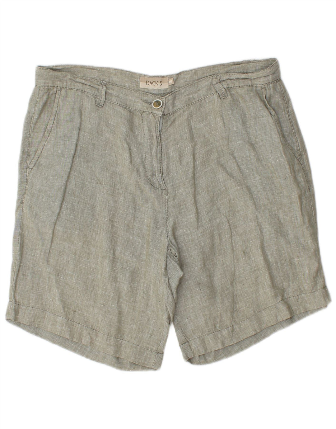 Γυναικείο σορτς Chino Dack's IT 46 Large W32 Γκρι Λινό