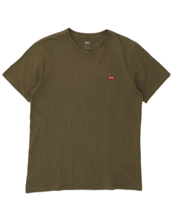 Ανδρικό γραφικό T-Shirt Levi's Top Medium Khaki