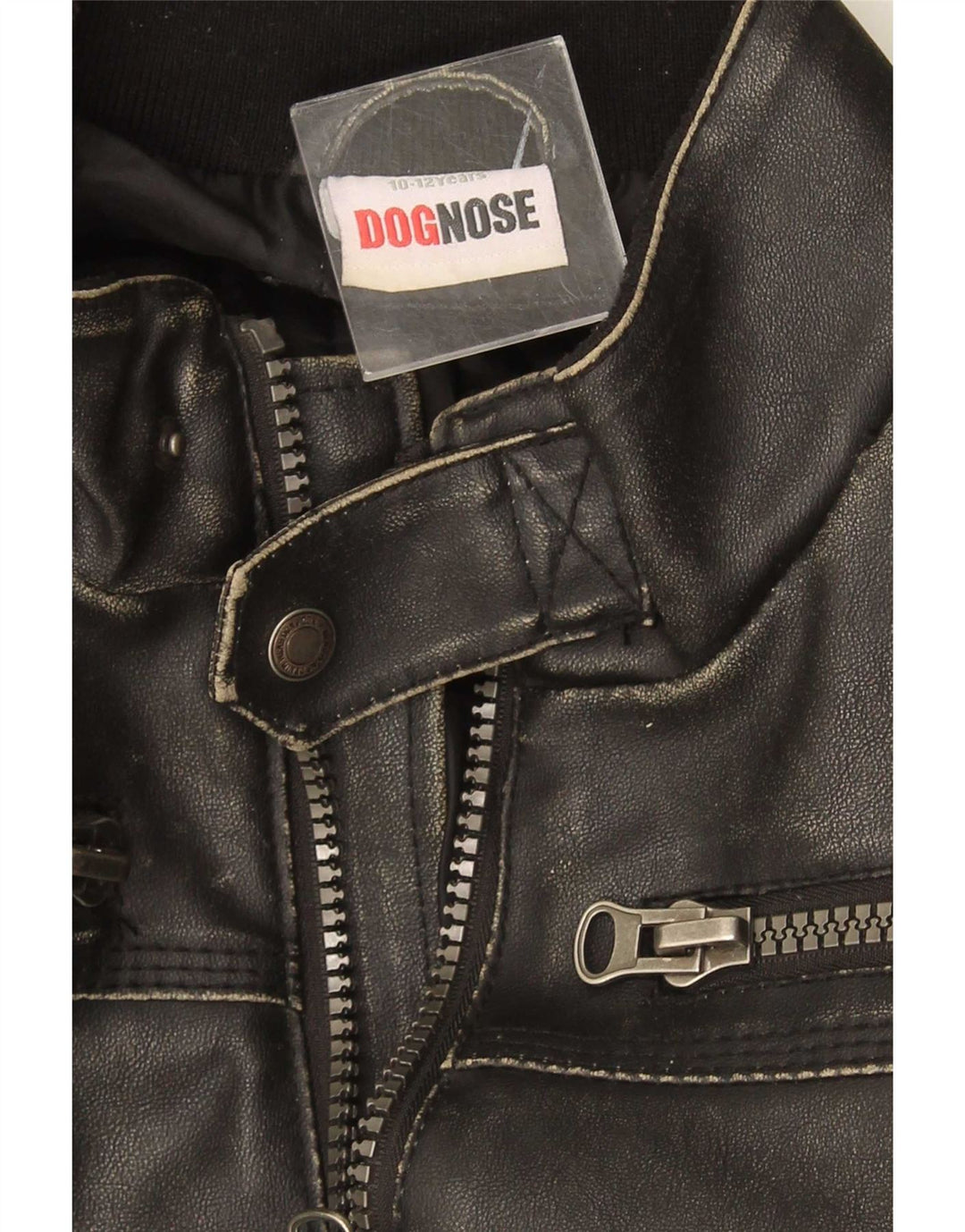 Δερμάτινο μπουφάν Dognose Boys Bomber 10-11 Years Μαύρο