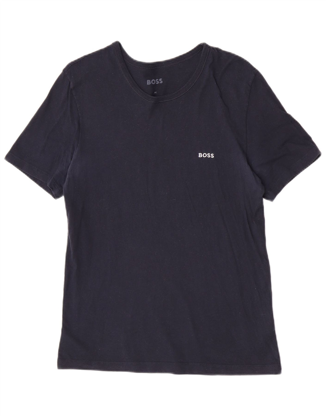 Ανδρικό T-Shirt Hugo Boss Top από μεσαίο μπλε ναυτικό βαμβακερό