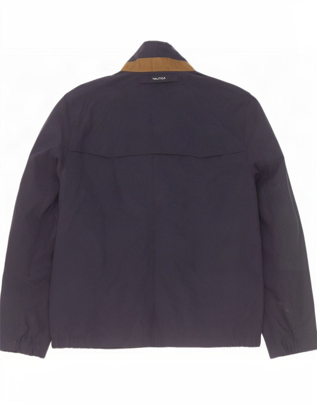 Nautica Ανδρικό Bomber Jacket UK 40 Large Navy Blue Polyester