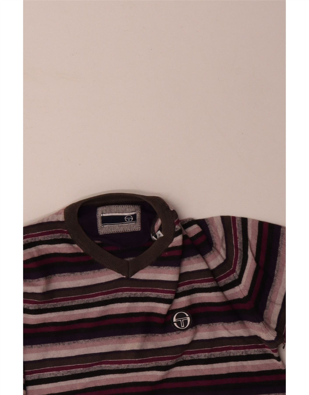 SERGIO TACCHINI Γυναικείο πουλόβερ με V λαιμόκοψη UK 14 Μεσαίο πολύχρωμο