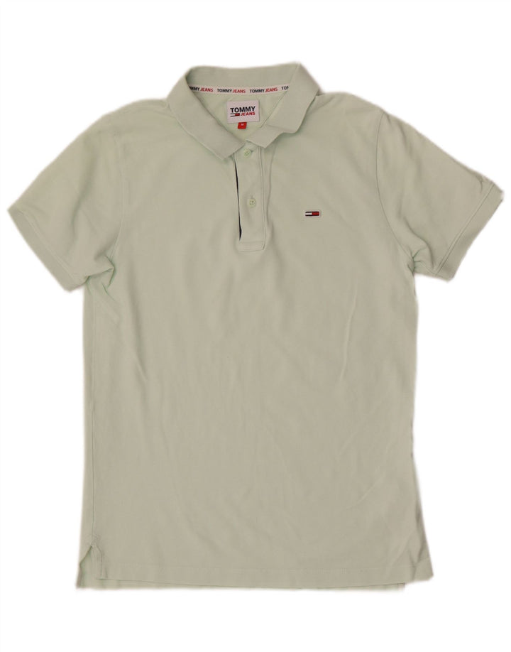 Ανδρικό πουκάμισο πόλο Tommy Hilfiger, μεσαίο πράσινο βαμβακερό