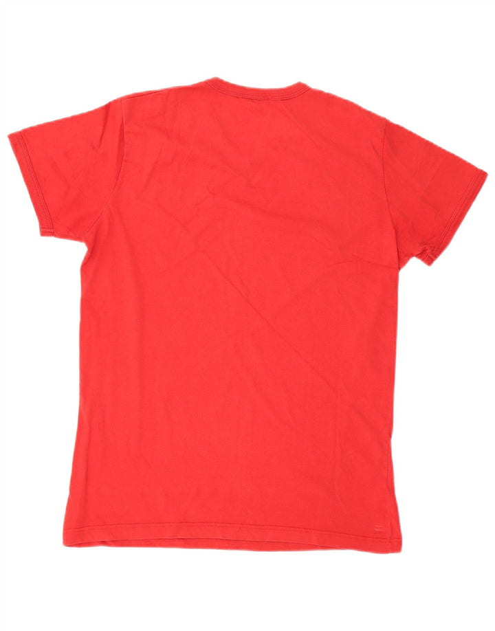 Γυναικείο γραφικό μπλουζάκι Guess Top UK 14 Large Red