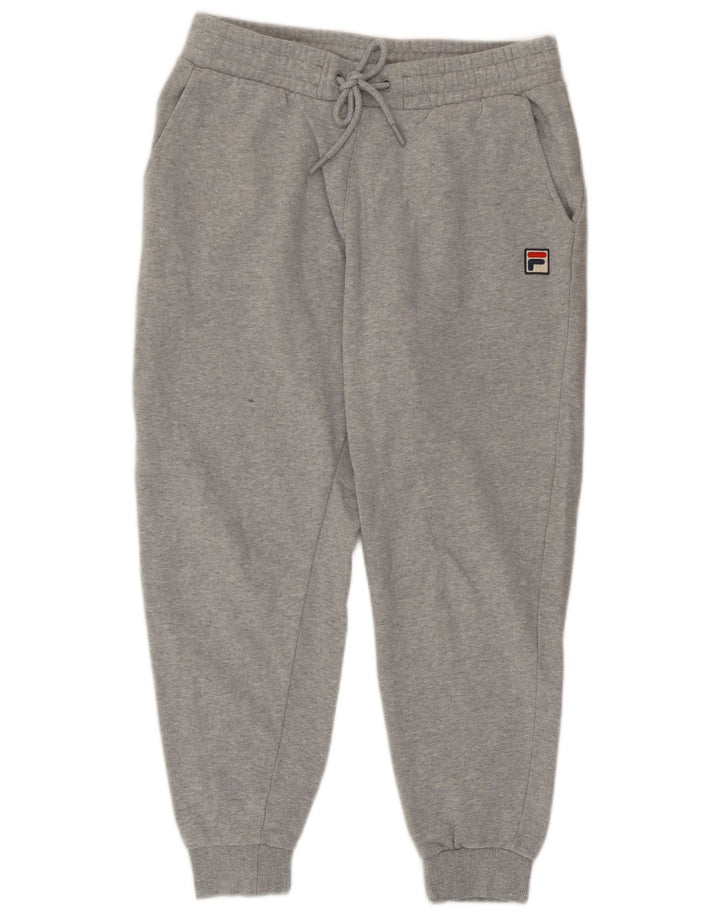 Ανδρική φόρμα Fila Παντελόνι Joggers Μικρό Γκρι Βαμβακερό