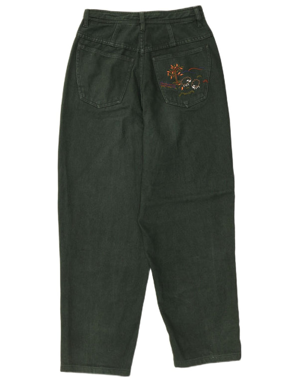 PETRESSA Γυναικείο ψηλόμεσο τζιν EU 36 Small W26 L26 Πράσινο βαμβακερό