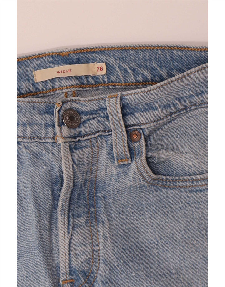 Γυναικείο Levi's Wedgie Straight Jeans W26 L27 Μπλε βαμβακερό