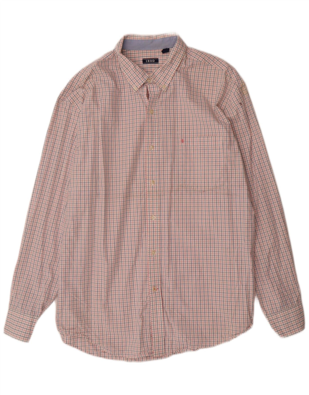 Ανδρικό πουκάμισο IZOD XL Pink Check Cotton