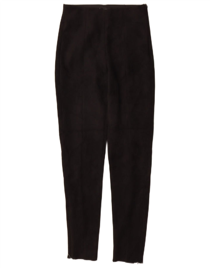 ZARA Γυναικείο Skinny Casual Παντελόνι XS W24 L27 Μαύρο