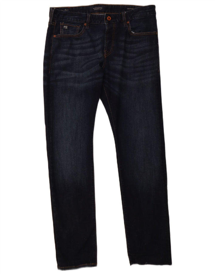SCOTCH & SODA Ανδρικά Ralston Slim Jeans W31 L32 Navy Blue Cotton