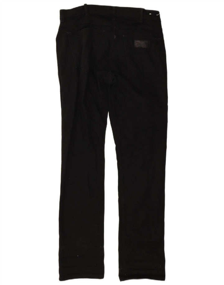 Ανδρικό Slim Jeans Wrangler W32 L34 Μαύρο βαμβακερό
