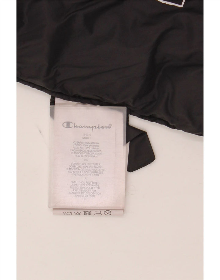 Champion γυναικείο μπουφάν με κουκούλα με επένδυση UK 10 Small Black Polyester