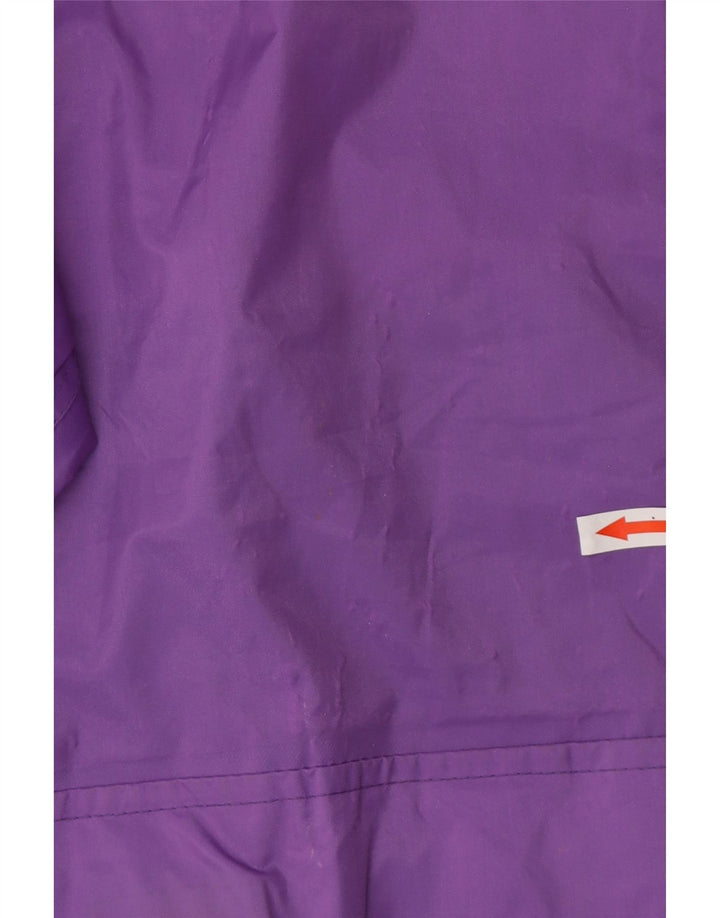 Vintage Ανδρικό μπουφάν βροχής με κουκούλα UK 44 2XL πολύχρωμο νάιλον