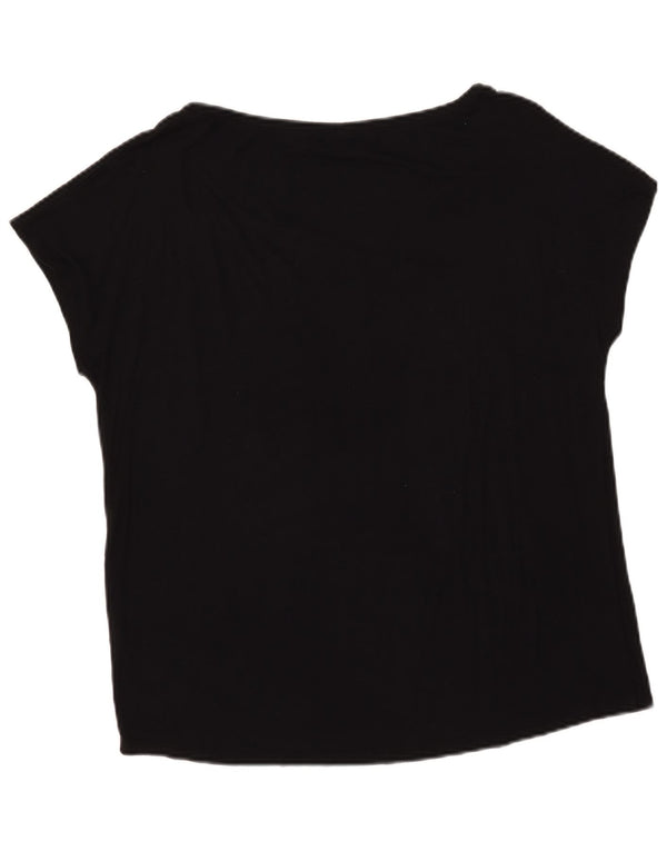 Γυναικείο γραφικό μπλουζάκι Guess Top UK 20 2XL Μαύρο