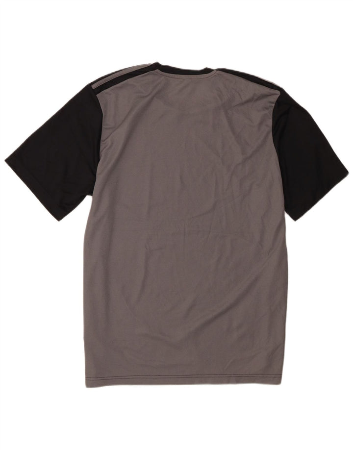 Ανδρικό T-Shirt Adidas Top Large Black Colourblock Πολυεστέρας