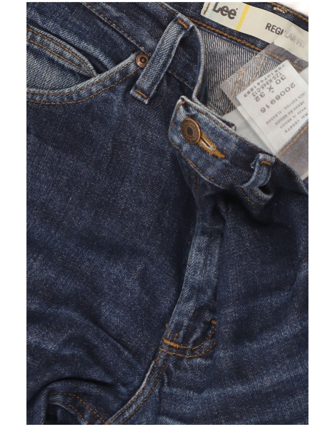 Ανδρικό τζιν Lee Regular Fit ίσιο W30 L32 Μπλε βαμβακερό