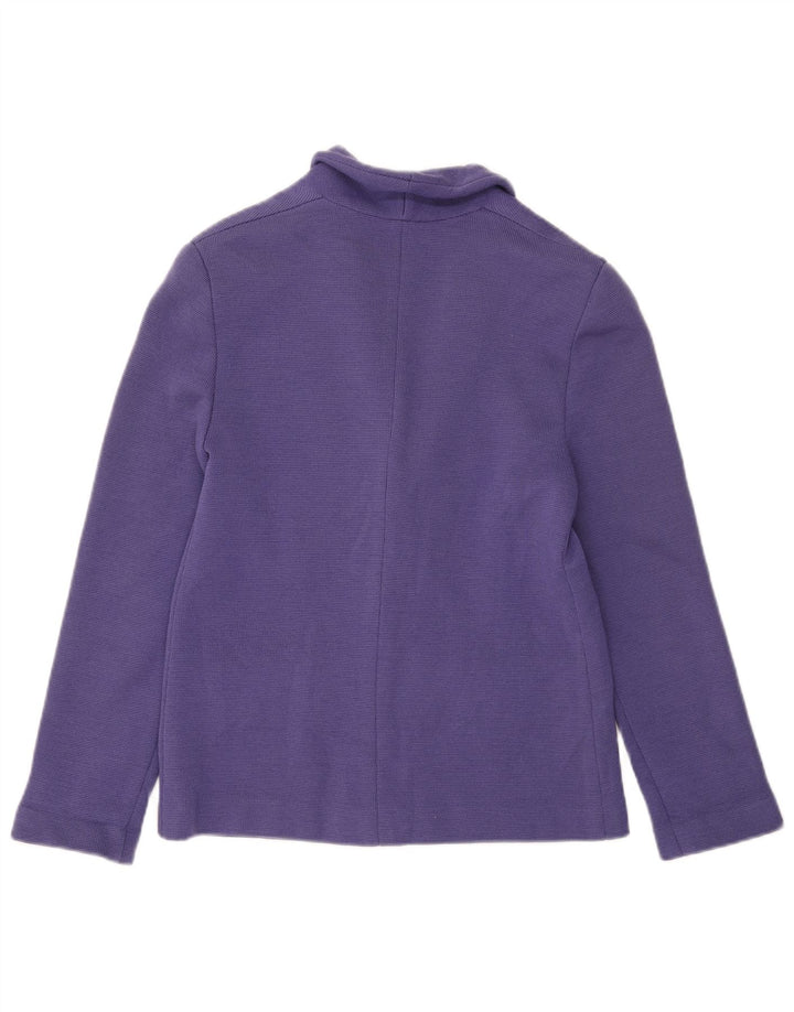 Luisa Spagnoli γυναικείο πλεκτό σακάκι 2 κουμπιών UK 10 Small Purple
